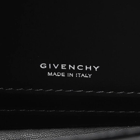 Givenchy Black Smooth Leather 4G Crossbody Bag - Picture 6 of 12